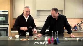 How to make a frappé coffee using an aerolatte milk frother [upl. by Innig]