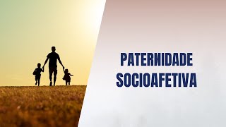 Paternidade socioafetiva [upl. by Gnok]