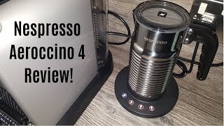 Nespresso Aeroccino 4 Milk Frother Review  Worth upgrading from the Aeroccino 3 [upl. by Berlin84]