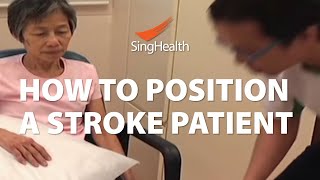 How To Position A Stroke Patient [upl. by Skiest]