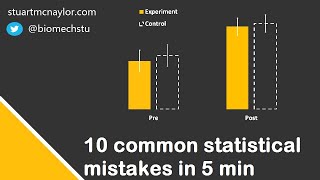 Ten Statistical Mistakes in 5 Min [upl. by Evers]