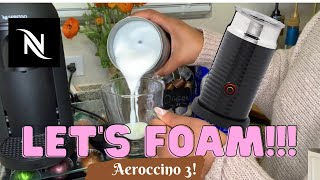 How To Foam Milk With Aeroccino 3 Make Coffee With Foam Tips amp Tricks  Easy Foamed Latte Recipe [upl. by Sama]