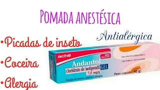 Resenha PomadaAndantol Gel [upl. by Grannie564]