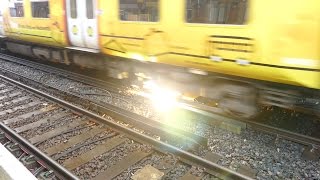 Merseyrail 507 009 making arcs at Birkdale station [upl. by Reviel538]