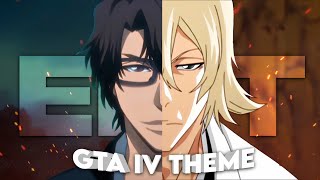 Aizen x Urahara  GTA IV Theme Edit [upl. by Hardman]